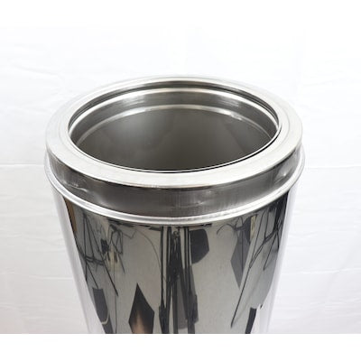 SuperVent 6-in x 36-in Insulated Double Wall Stainless Steel Chimney Pipe - $60