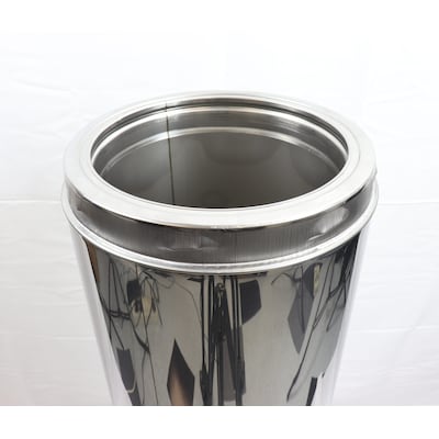 SuperVent 6-in x 36-in Insulated Double Wall Stainless Steel Chimney Pipe - $60