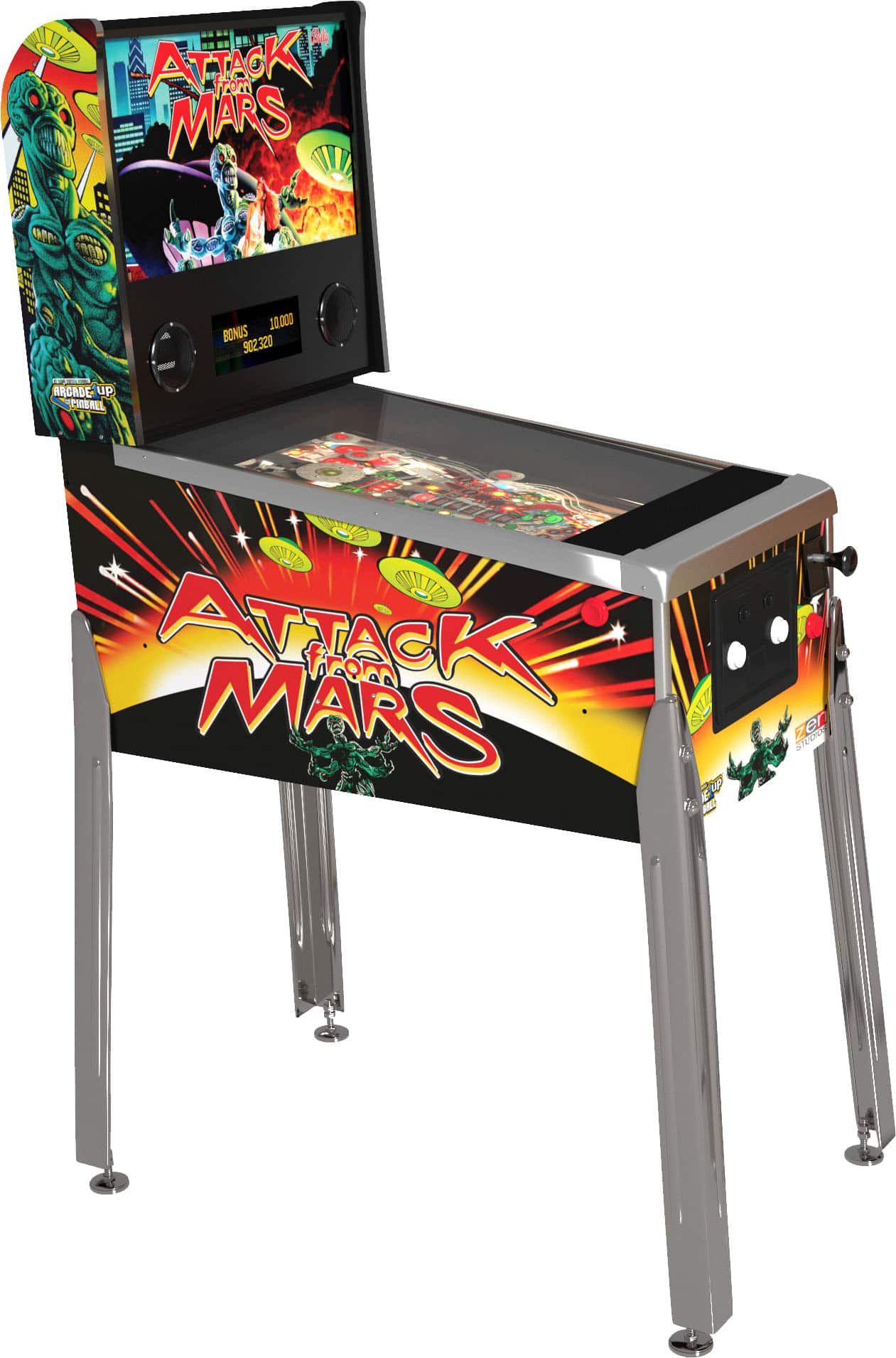 Arcade1Up - Williams Bally Attack From Mars Pinball Digital with Lit Marquee - $535