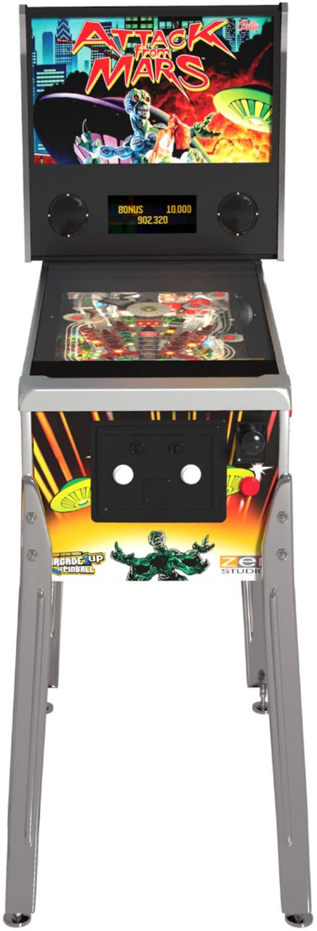 Arcade1Up - Williams Bally Attack From Mars Pinball Digital with Lit Marquee - $535