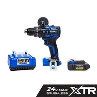 Kobalt XTR 1/2-in 24-volt-Amp Variable Speed Brushless Cordless Hammer Drill (Used) - $100