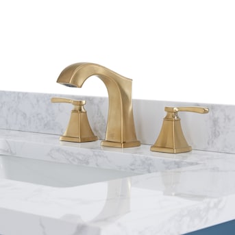 allen + roth Chesler Widespread 2-Handle WaterSense Bathroom Sink Faucet with Drain - $70