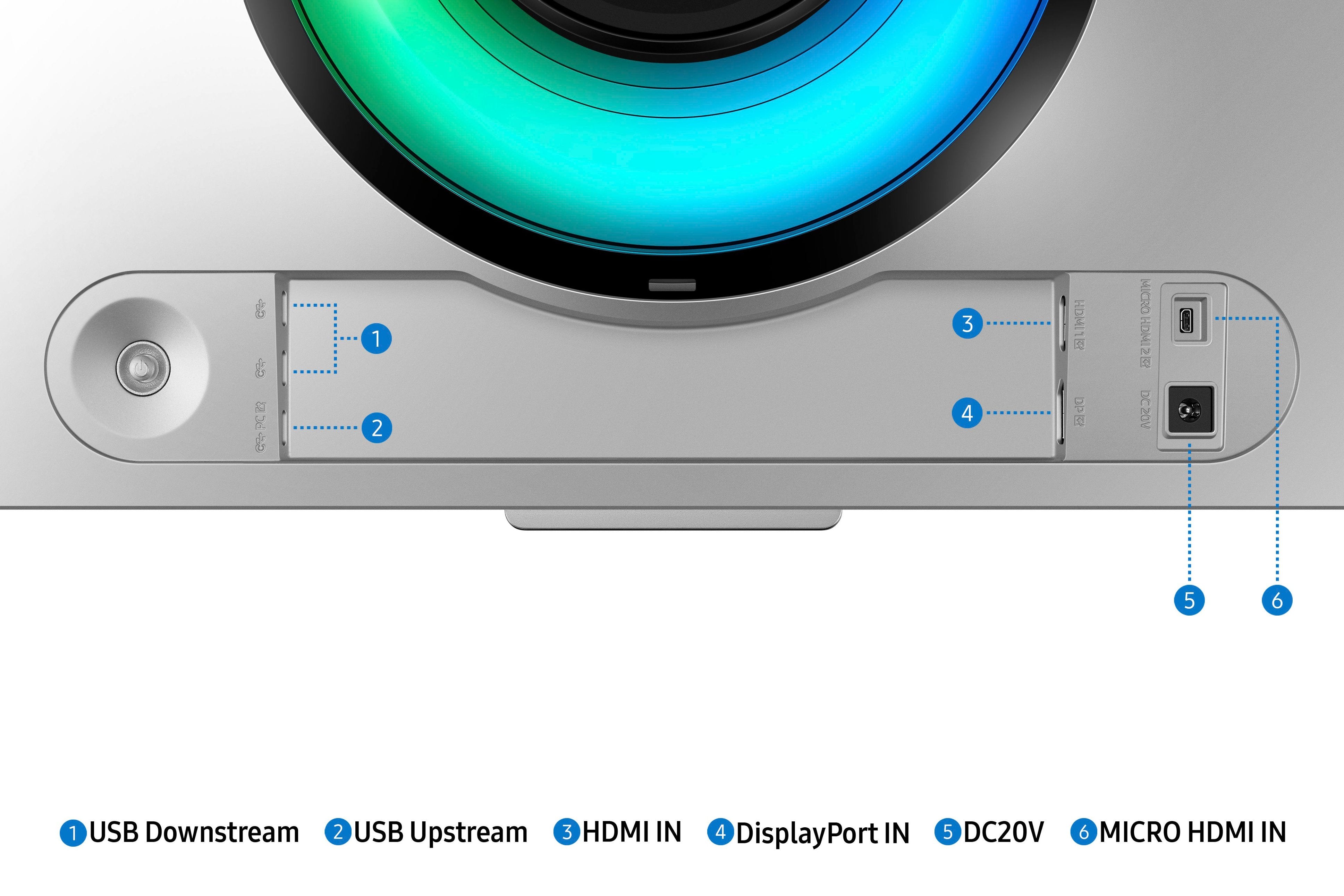 Samsung - Odyssey OLED G9 49" Curved Dual QHD 240Hz 0.03ms Monitor w/ HDR400-Silver - $975