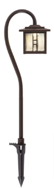 Melbourne Oil-Rubbed Bronze Outdoor Landscape Tiffany Style Path Light - $20