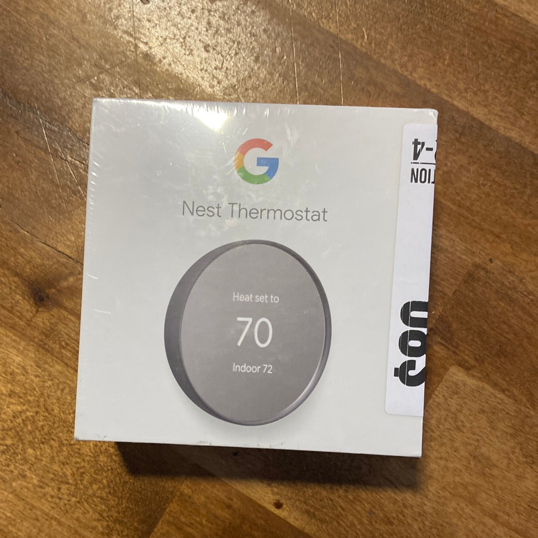 Google - Nest Smart Programmable Charcoal Wifi Thermostat - $60