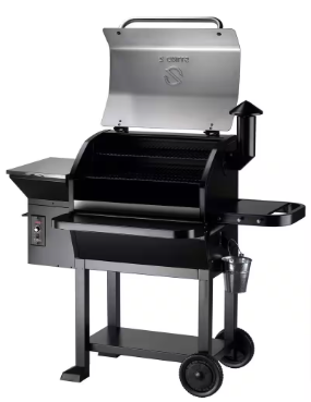 Z GRILLS 1060 sq. in. Pellet Grill and Smoker, Stainless Steel - $360