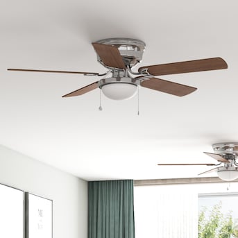 Harbor Breeze Armitage 52-in Brushed Nickel Ceiling Fan with Light (5-Blade) - $35
