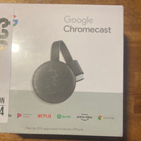 Google Chromecast (3rd Generation) Media Streamer - Black - $30