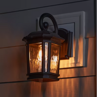 Quoizel Corrigan 1-Light 13.25-in Matte Black Outdoor Wall Light - $40