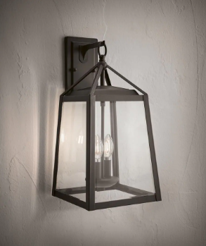 Home Decorators Collection Blakeley Transitional 2-Light Black Outdoor Wall Light - $50