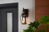 McCarthy Bronze with Gold Motion Sensing Outdoor Wall Mount Lantern(2 Pack) - $120