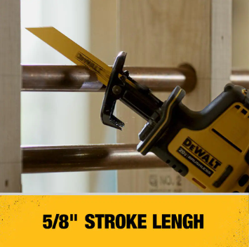 DEWALT ATOMIC 20V MAX Cordless Compact Reciprocating Saw (Tool Only) - $110