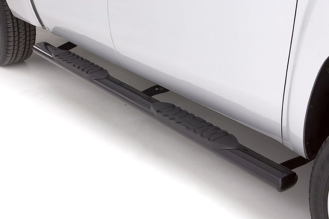 Lund 24084003 Black Steel 5" Oval Straight Nerf Bars for 2009-2018 Dodge Ram - $185