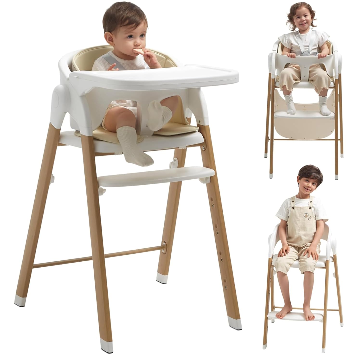 High Chair for Babies and Toddlers Adjustable Foldable Convertible - $90