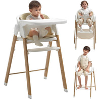 High Chair for Babies and Toddlers Adjustable Foldable Convertible - $90