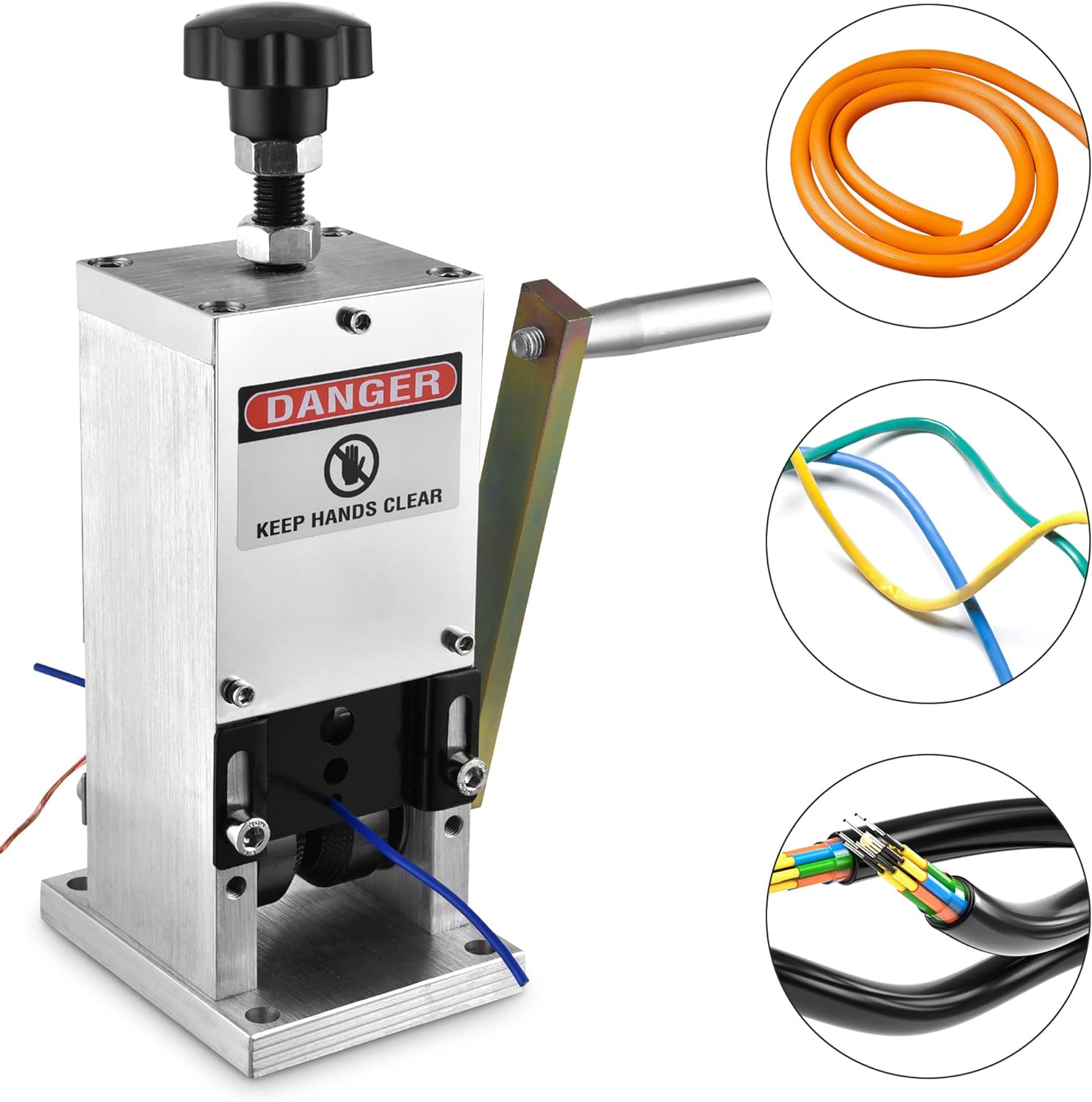 Manual Wire Stripping Machine for 0.06"-1" Copper Wires Recycling - $50