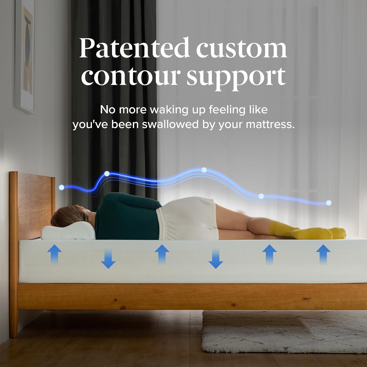 ZINUS 12 Inch Green Tea Memory Foam Mattress [New Version], King - $230