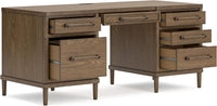 Signature Design by Ashley Roanhowe Contemporary 68" Home Office Desk - $500