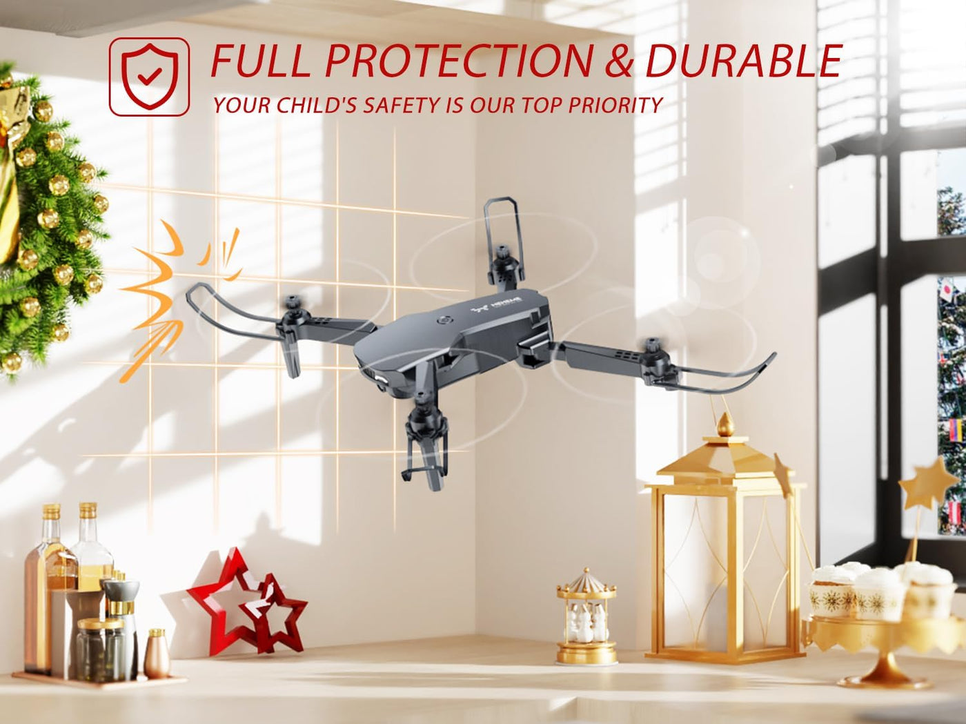 NEHEME NH525 Foldable Drones with 1080P HD Camera - $50