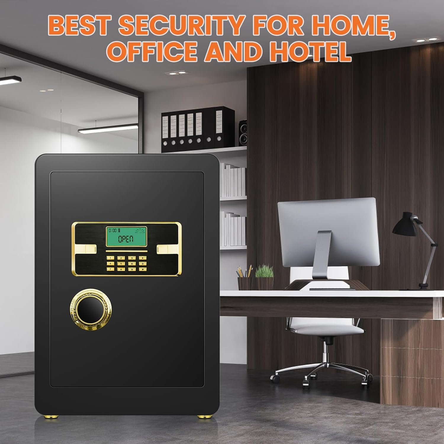 3.8 Cu ft Extra Large Home Safe Fireproof Waterproof, Heavy Duty Fire proof - $175