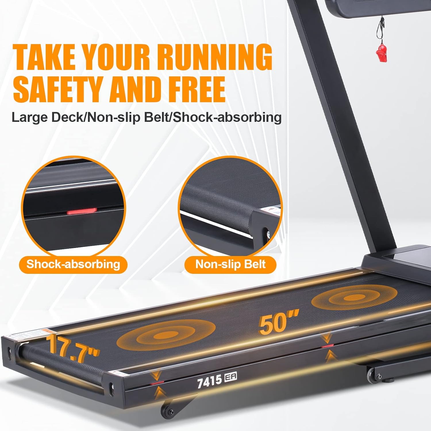 RUNOW Treadmill with Incline, Perfect as Treadmills for Home Walking and Running - $445