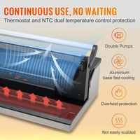 VEVOR Vacuum Sealer Machine, 95Kpa 350W Powerful Dual Pump and Dual Sealing - $195