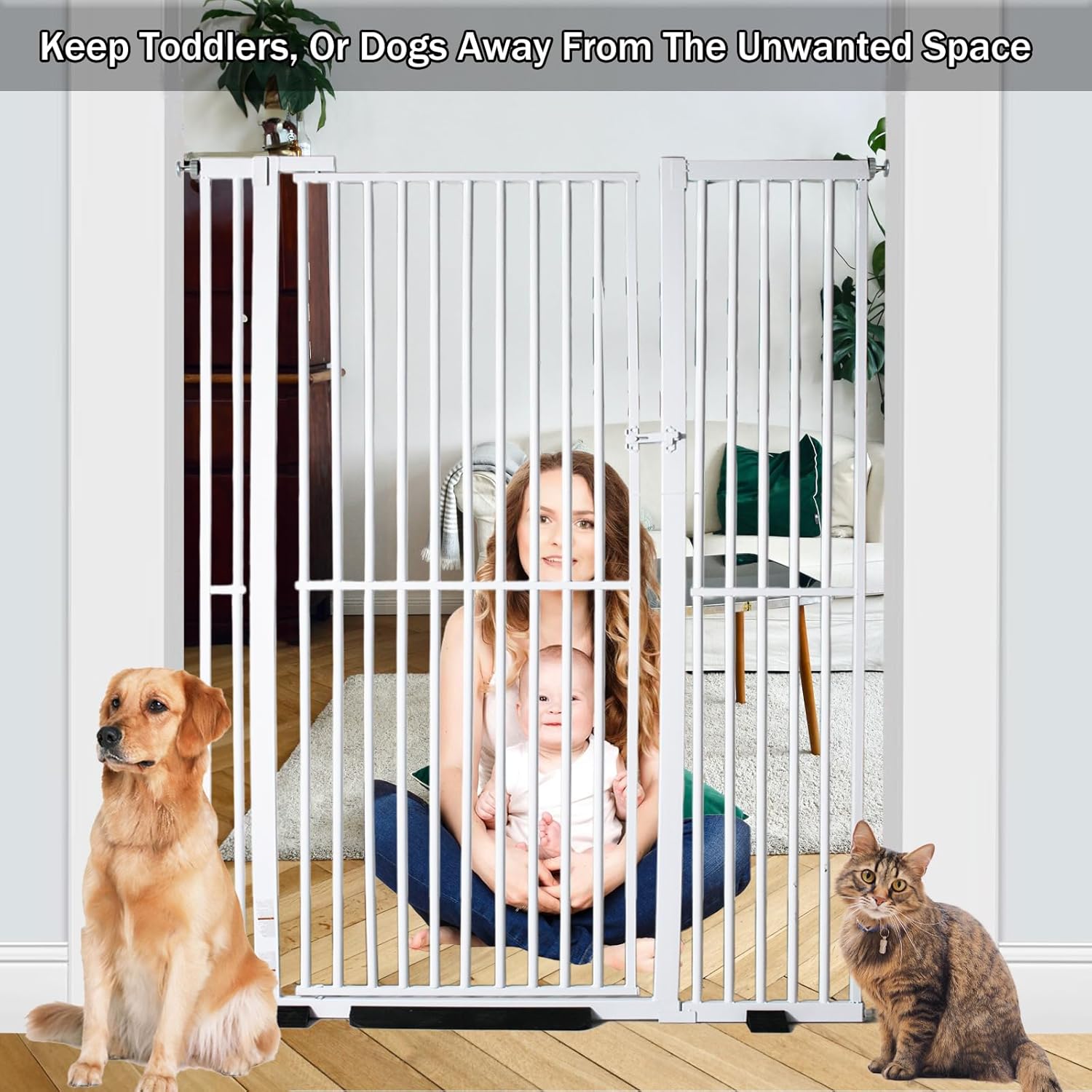 Pet gate tall enough for cats best sale