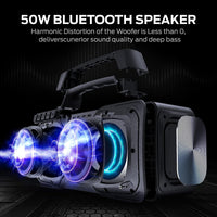 BUGANI M118 Portable Bluetooth Speakers, 50W - $54