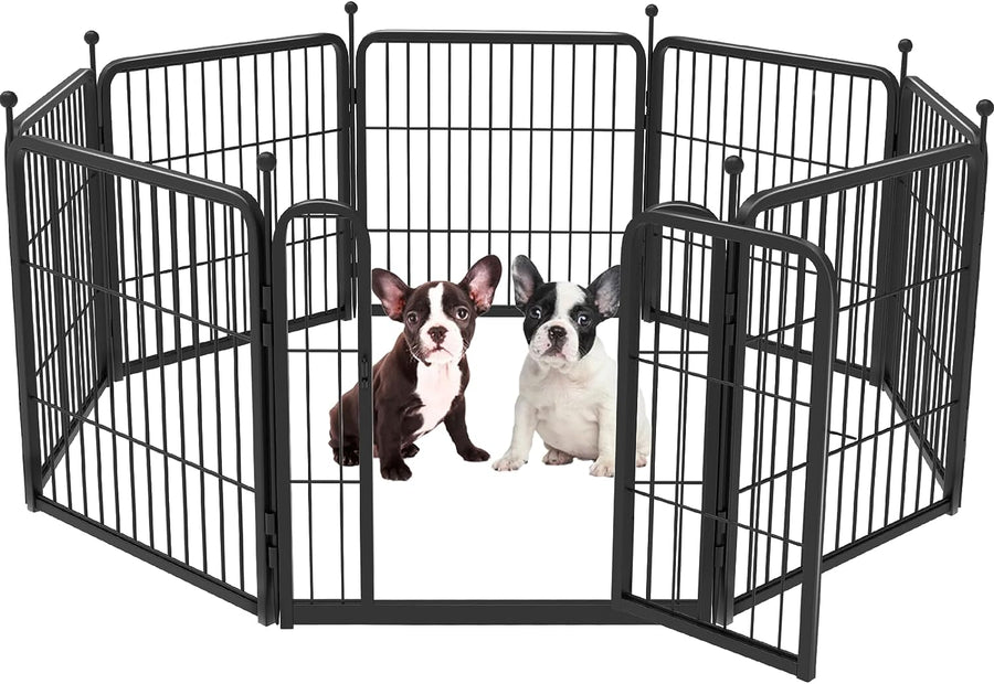 FXW Rollick Dog Playpen for Yard, Camping, 24" Height Heavy Duty, 8 Panels - $40