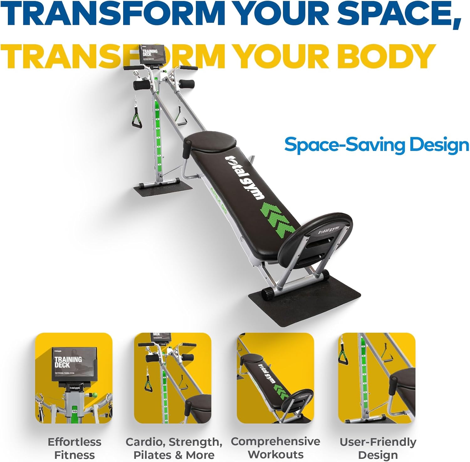 Total Gym APEX Home Gym Workout Total Body Strength Training Fitness Equipment - $325