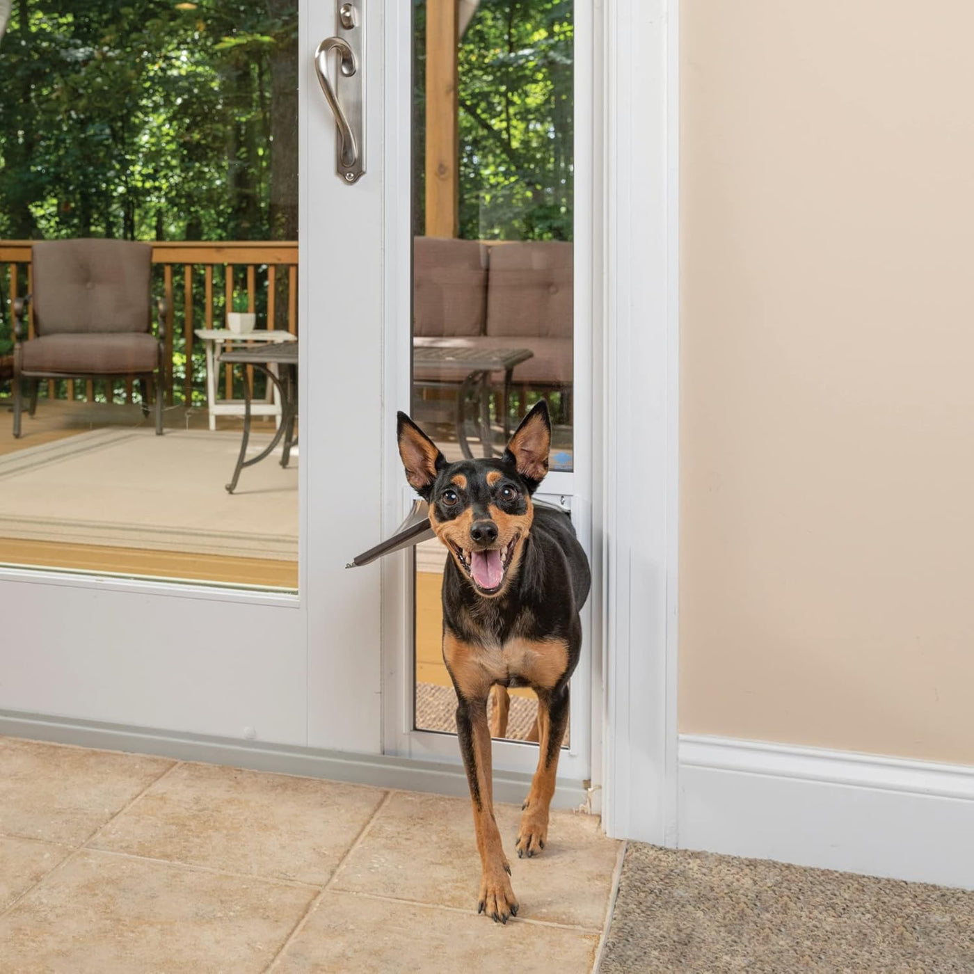 PetSafe 1-Piece Sliding Glass Pet Door for Dogs & Cats- Adjustable Height - $110