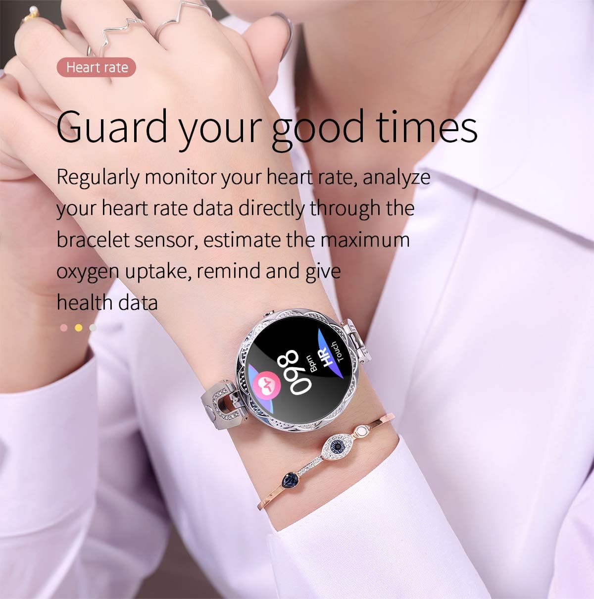 LONGLU Smart Watch for Women - $50