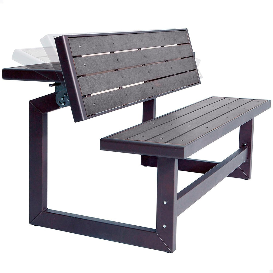 Lifetime Outdoor Convertible Bench, 55 Inch, Harbor Gray - $120