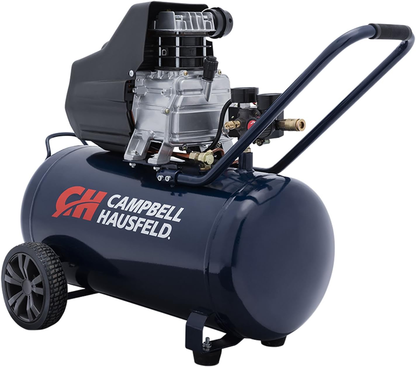 Campbell Air Compressor, 13-Gallon Horizontal Oil-Lubricated 3.8 CFM 1.3HP 120V - $190