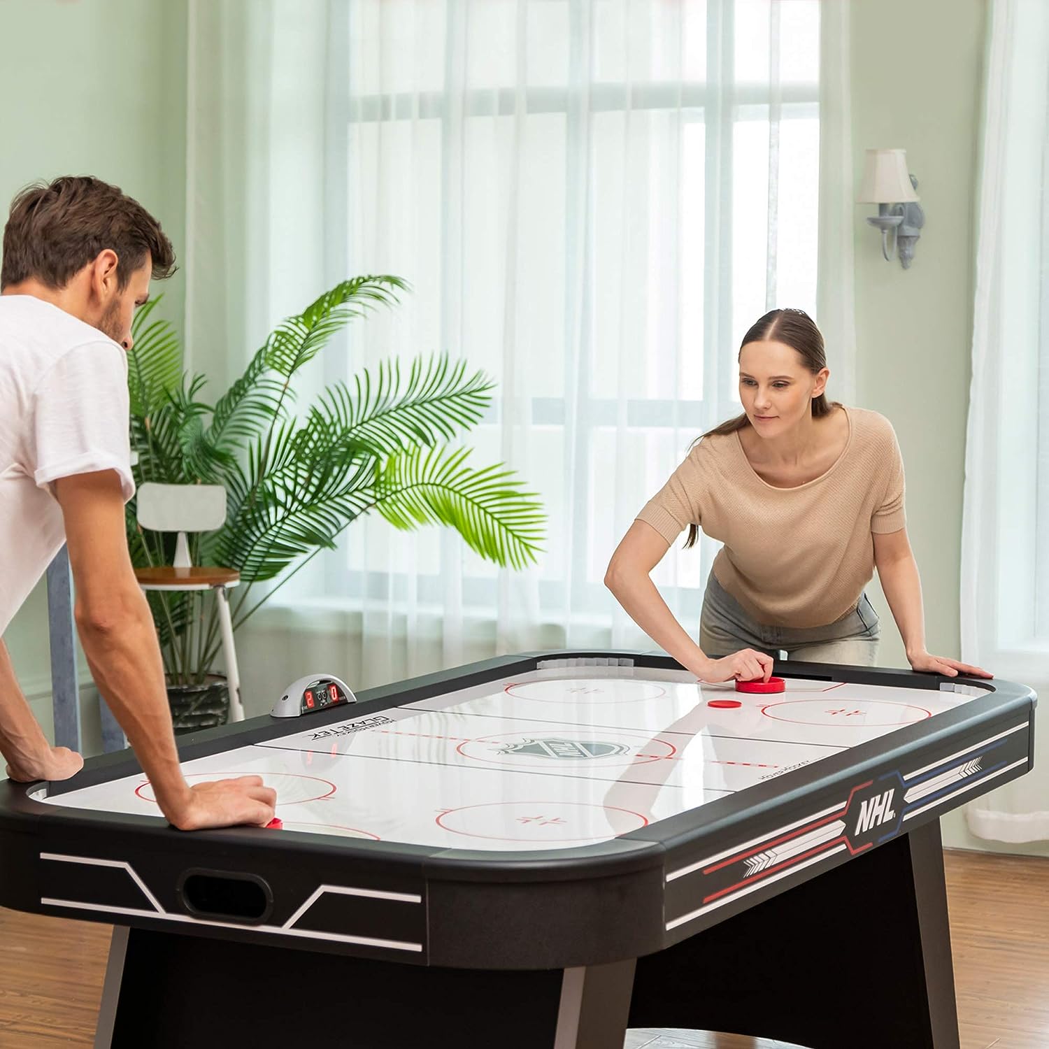 NHL Air Hockey Game Tables by EastPoint Sports - 80" Air Powered Hockey Table - $450