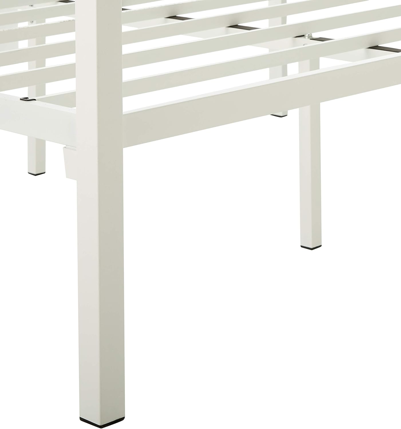 ZINUS Patricia White Metal Canopy Platform Bed Frame, Full - $125