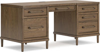 Signature Design by Ashley Roanhowe Contemporary 68" Home Office Desk - $500