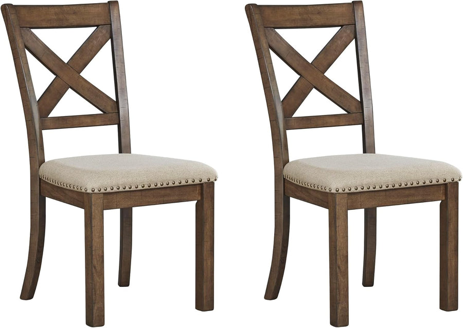 Signature Design by Ashley Moriville Modern Farmhouse 19" Dining Room Chair - $85