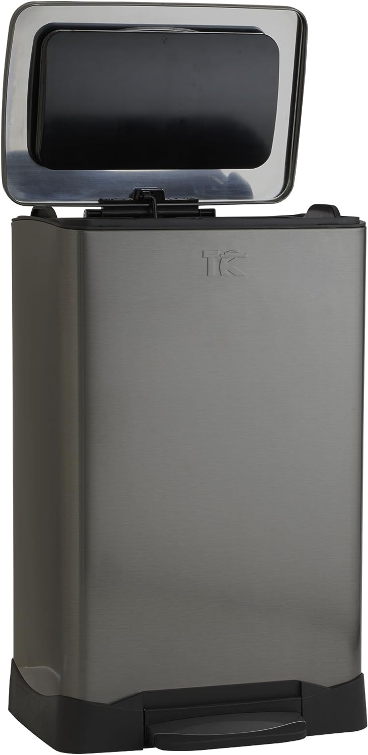 Household Essentials TK10XL-1 Trash Krusher 50L, 50 Liter, Black Stainless - $100
