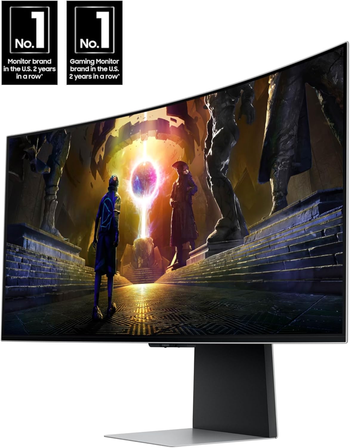 Samsung 34" Odyssey OLED G8 (G85SD) Ultra-QWHD QD-OLED G-Sync Compatible - $640