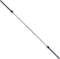BalanceFrom Olympic Barbell Standard Weightlifting Barbell, Chrome, 7FT - $90