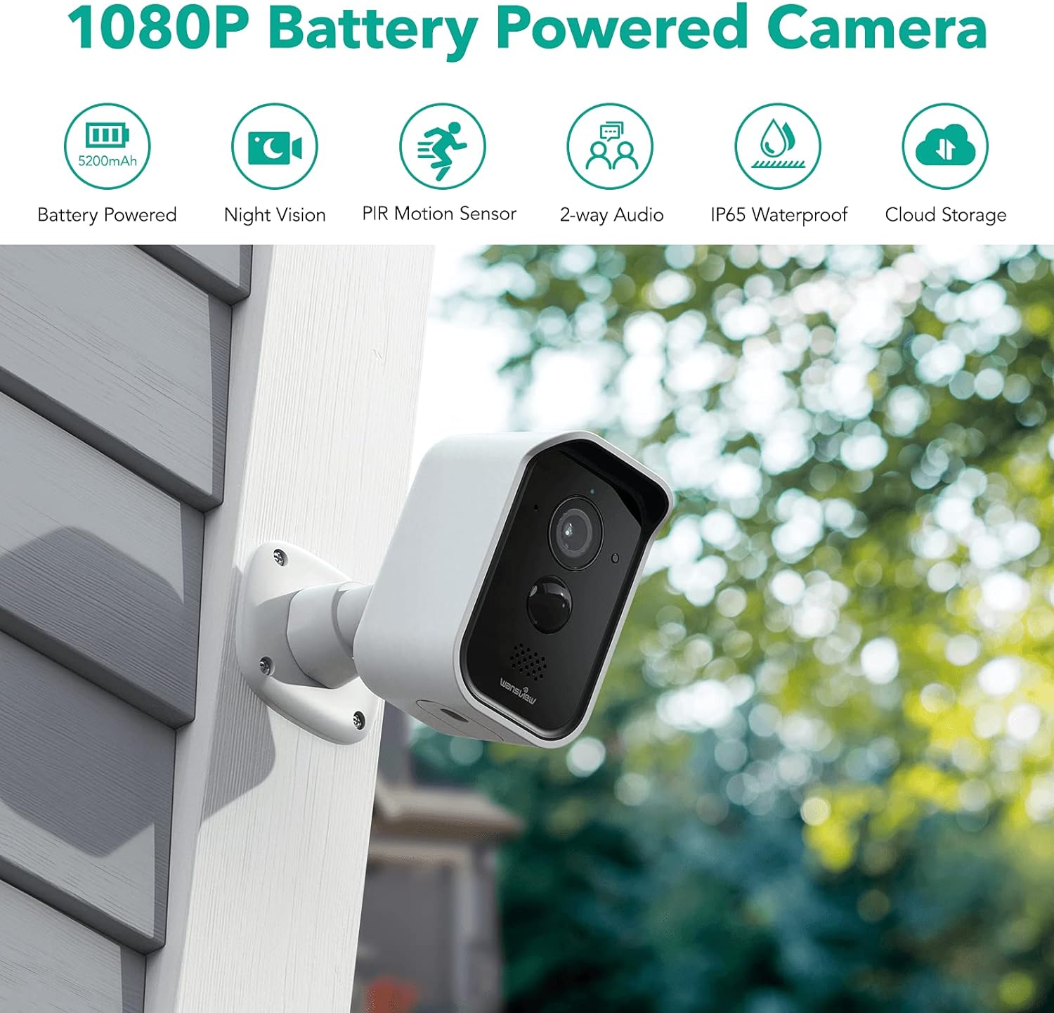 WANSVIEW  1080P Battery Powered Camera B3 - $35
