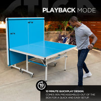 STIGA XTR Professional Outdoor Table Tennis Tables – All Weather Aluminum - $330