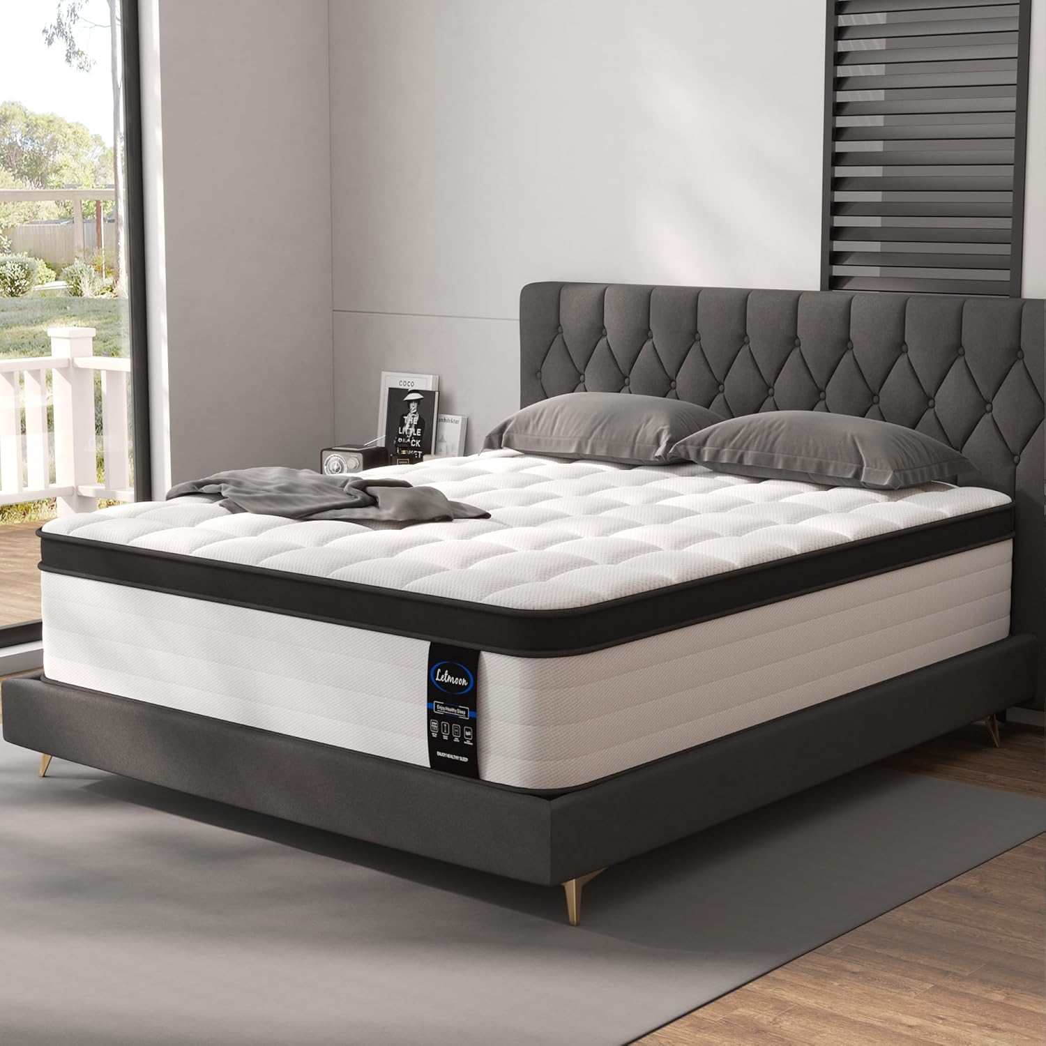 California King Mattress, 12 Inch Hybrid Mattress California King - $180