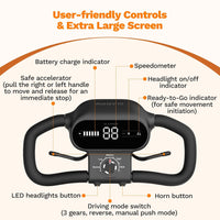 S1 Mobility Scooter for Adults, 4-Wheel Mobility Scooter - 25 Miles Range, 6 mph - $540