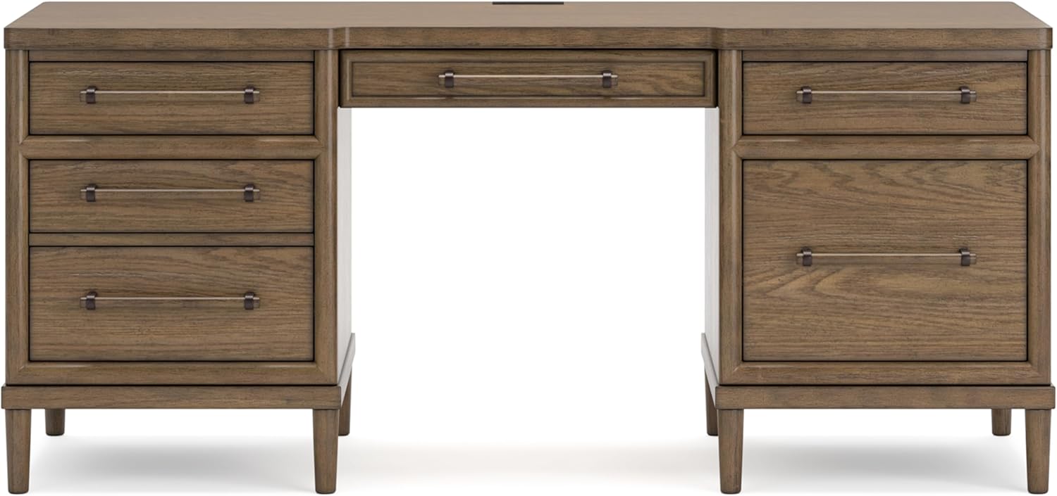 Signature Design by Ashley Roanhowe Contemporary 68" Home Office Desk - $500