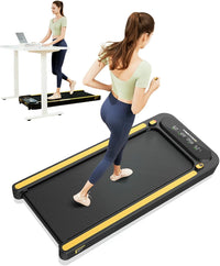 Under Desk Treadmill, 2.25HP Walking Treadmill with 265lb Weight Capacity - $120