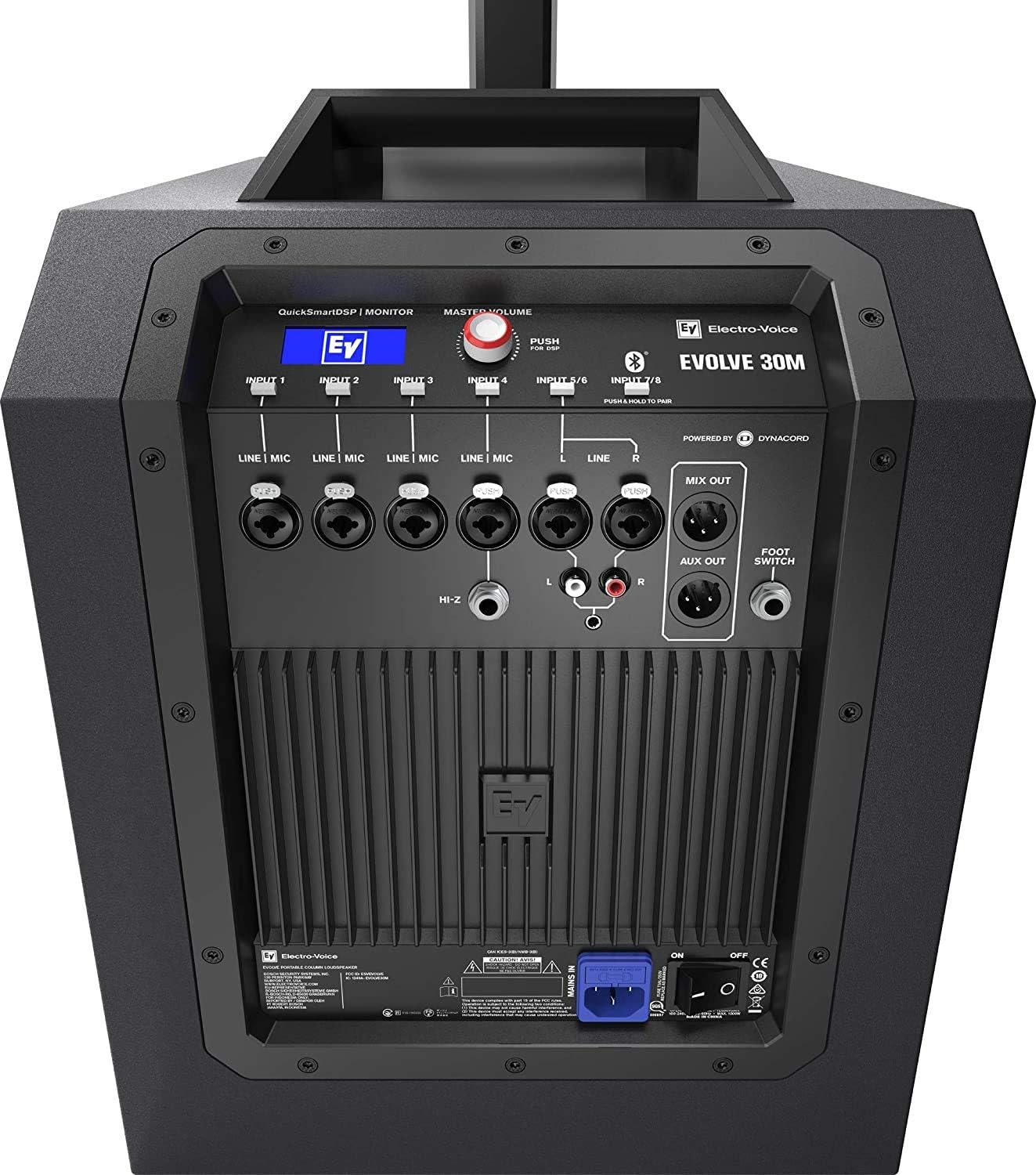 Electro-Voice Evolve 30M Portable Powered Column Loudspeaker System, Black - $840