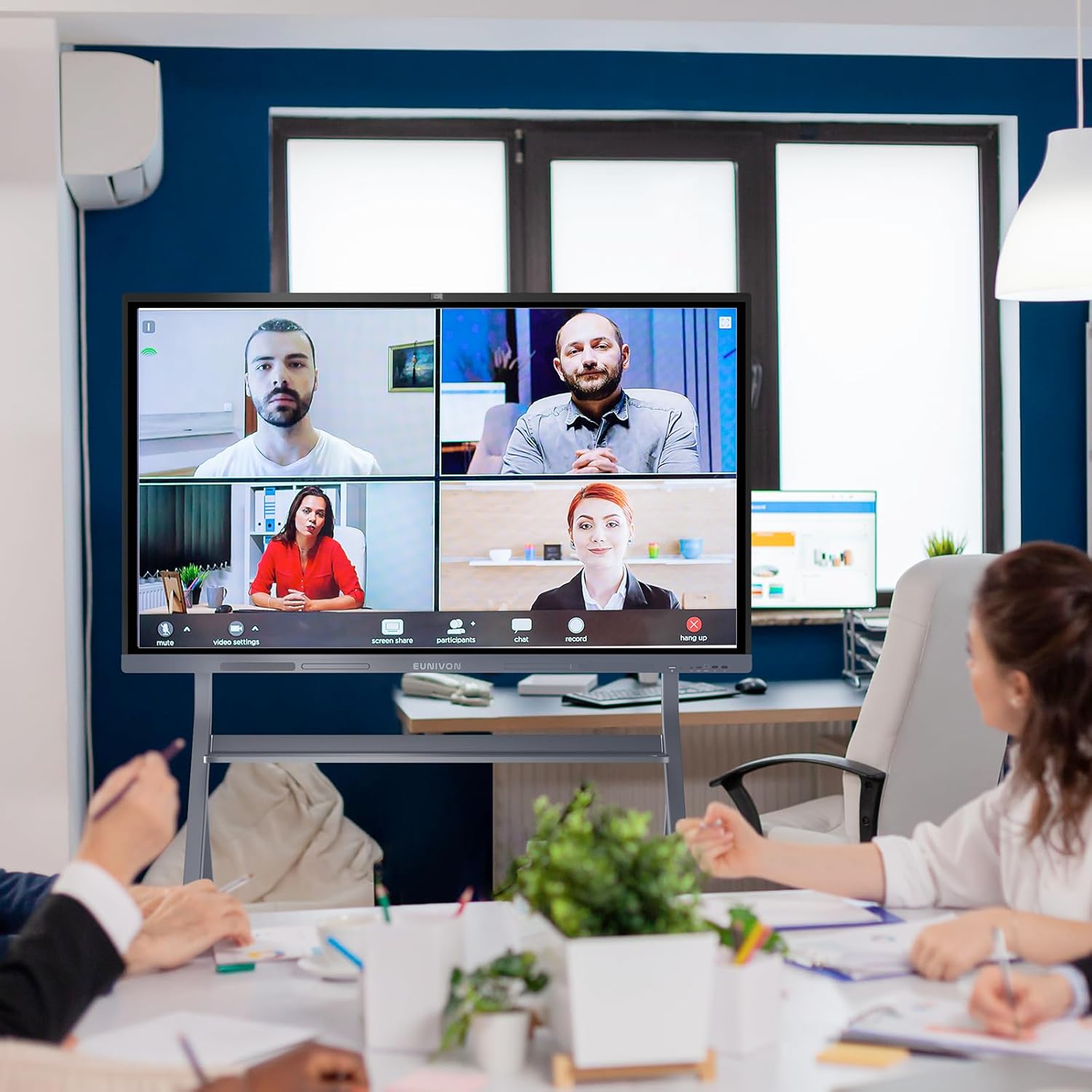 Interactive Whiteboard, 65'' 4K UHD Smart Whiteboard (No Stand just Wall Mount) - $965