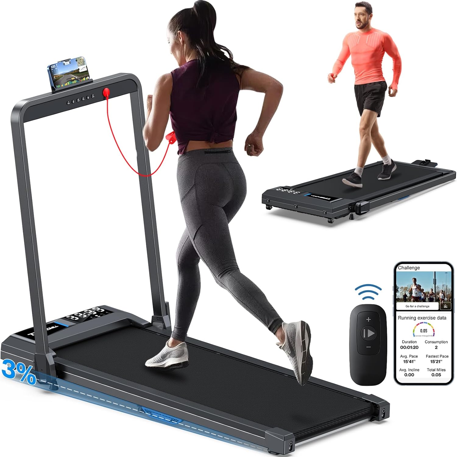 Folding desk treadmill sale